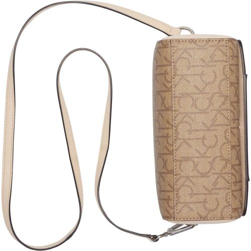 캘빈 클라인 Calvin Klein Clara Signature Monogram Key Item Demi Shoulder Bag