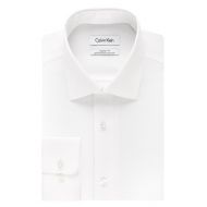 Calvin+Klein Calvin Klein Mens Dress Shirt Regular Fit Non Iron Herringbone