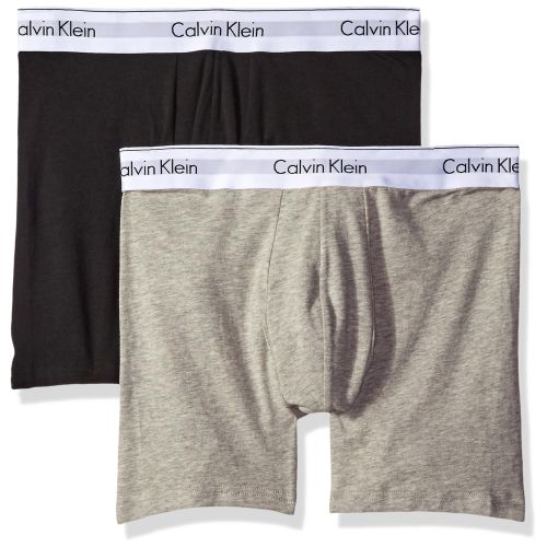 캘빈 클라인 Calvin+Klein Calvin Klein Mens Modern Cotton Stretch Boxer Briefs