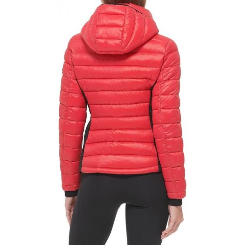 캘빈 클라인 Calvin Klein Women's Water Resistant Casual Lightweight Scuba Side Panels Jacket