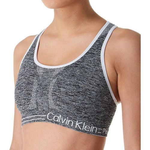 캘빈 클라인 Calvin Klein Womens Performance Moisture Wicking Medium Impact Reversible Seamless Sports Bra