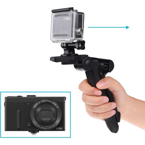  CamKix 2in1 Pistol Handgrip and Tabletop Tripod compatible with GoPro Hero 7, 6, 5, 4, Black, Session, Hero 4, Session, Black, Silver, Hero+ LCD, 3+, 3, DJI Osmo Action and others