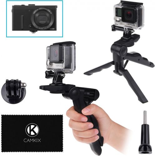  CamKix 2in1 Pistol Handgrip and Tabletop Tripod compatible with GoPro Hero 7, 6, 5, 4, Black, Session, Hero 4, Session, Black, Silver, Hero+ LCD, 3+, 3, DJI Osmo Action and others