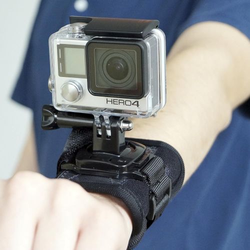  CamKix Shoulder Harness, Head Strap and Wrist Mount Bundle Compatible with Gopro Hero 8 Black, 7, 6, 5, Black, Session, Hero 4, Session, Black, Silver, Hero+ LCD, 3+, 3 and DJI Osm