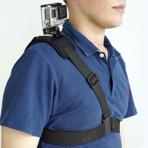  CamKix Shoulder Harness, Head Strap and Wrist Mount Bundle Compatible with Gopro Hero 8 Black, 7, 6, 5, Black, Session, Hero 4, Session, Black, Silver, Hero+ LCD, 3+, 3 and DJI Osm