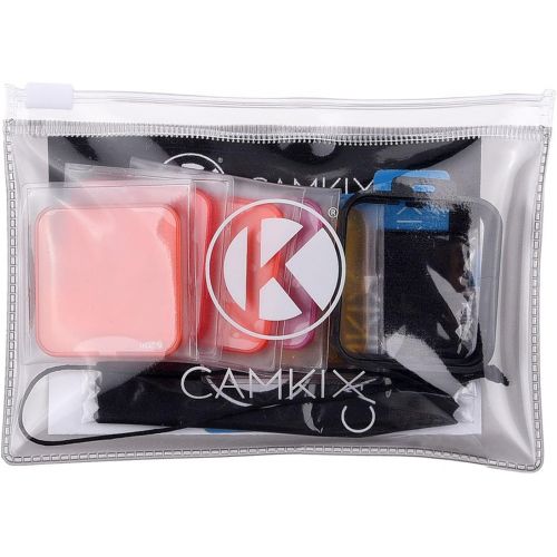  CamKix Diving Lens Filter Kit Compatible with GoPro Hero 4, Hero+, Hero and 3+ - fits Standard Waterproof Housing - Enhances Colors for Underwater Video and Photography - Includes