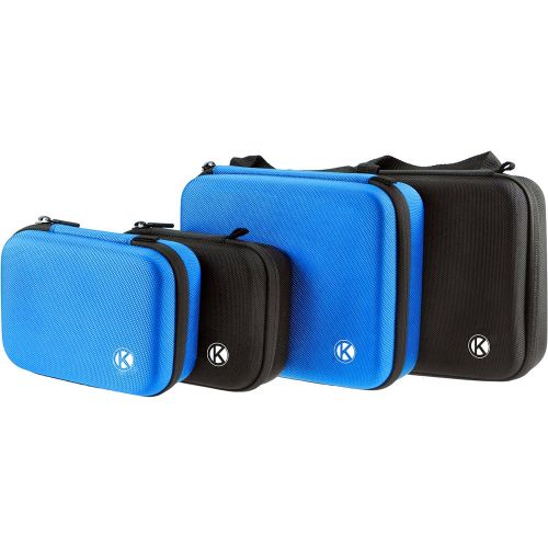  CamKix Carrying Case Compatible with Gopro Hero 4, Black, Silver, Hero+ LCD, 3+, 3, 2 - Ideal for Travel or Home Storage - Complete Protection for Your GoPro Camera