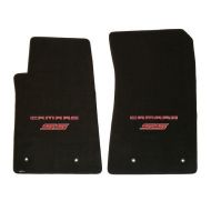 Lloyd Mats  - Classic Loop Ebony Front Floor Mats For Chevrolet Camaro 2010-15 with Red Camaro SS Script Logo