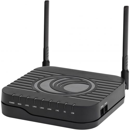  Cambium Networks cnPilot R201 Dual Band Router for Home and Business Clients - 2.4 GHz and 5 GHz - Gigabit WLAN Router with ATA Voice - Cloud Managed - US Cord 802.11ac (C000000L02
