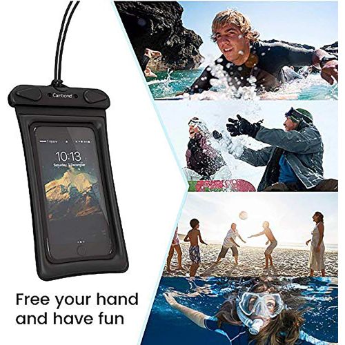  [아마존베스트]Waterproof Phone Pouch, Cambond 3 Pack Floating Waterproof Phone Case, Water Proof Cell Phone Pouch Dry Bag for iPhone 11 Pro XS Max XR X 8 7 Plus Galaxy up to 6.5, Cruise Ship Bea