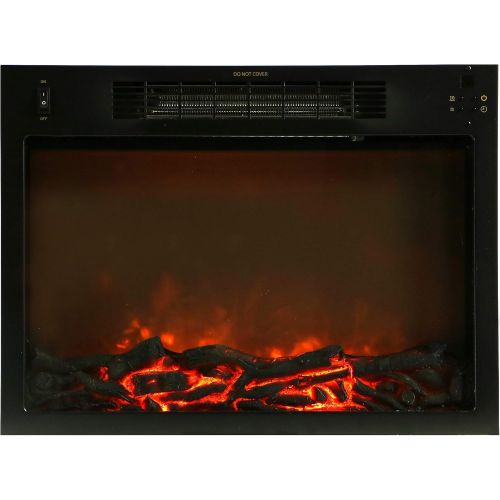  Cambridge Savona Fireplace Mantel with Electronic Fireplace Insert, Mahogany