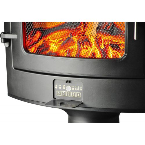  Cambridge CAM20FSEF-1BLK 1500W Freestanding Electric Fireplace with Log Display