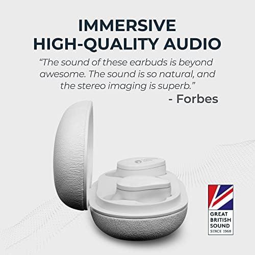  Cambridge Audio Melomania Touch Earbuds, True Wireless Bluetooth 5.0, Hi-Fi Sound, in-Ear Stereo Ear Buds for iPhone and for Android (White)