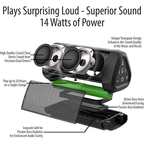  [아마존 핫딜] [아마존핫딜]Cambridge Soundworks OontZ Angle 3 Ultra : Portable Bluetooth Speaker 14-Watts Deliver Bigger Bass and Hi-Quality Sound, 100ft Wireless Range, Play Two Together for Music in Dual Stereo, IPX-6 Splashpr
