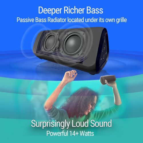  [아마존베스트]Cambridge Soundworks OontZ Angle 3 Ultra Portable Bluetooth Speaker, Two Speaker Edition, 14 Watts, Bigger Bass, Hi-Quality Sound, 100 Ft Wireless Range, IPX6, Bluetooth Speakers by Cambridge SoundWork
