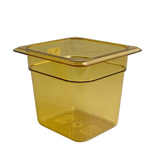  Cambro Manufacturing Co H-Pan Sixth Size Amber 6