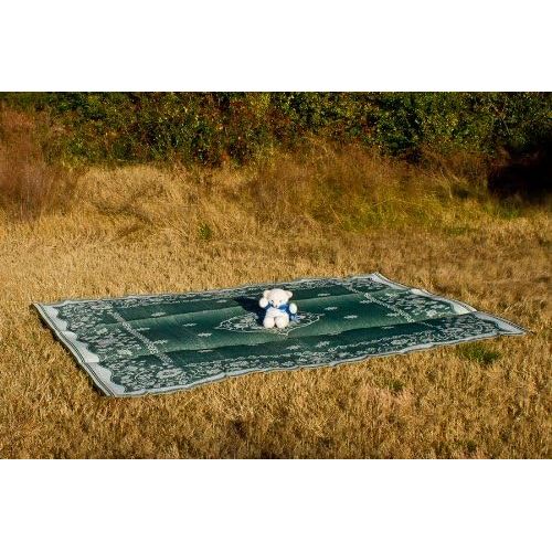  Camco 42850 Oriental Awning Leisure Mat-Green 9 x 12