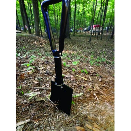  [아마존베스트]Camco Portable Folding Shovel with Storage Pouch - Excellent for Shoveling Dirt or Snow |Great for Gardening, Camping, Hiking, Outdoor Labor or Maintenance (51075)