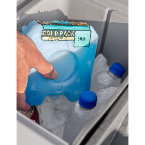  Camco Small Currituck Reusable Freezer Cold Pack for Coolers and Lunch Boxes These Cool Ice Packs are Perfect for Camping, Hiking, the Beach and Travel (51978)