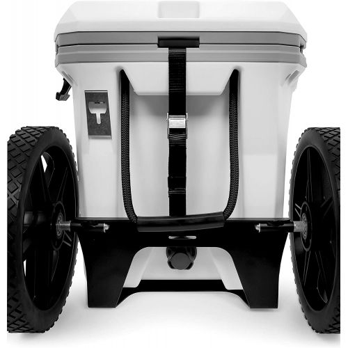  Camco 51798-A Cooler Cart Kit Features a Heavy-Duty Design & Adjusts up to 17.5 Wide Includes Durable Straps & 12 Wheels , White