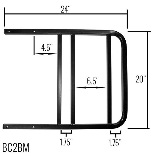  Camco Apex BC2BM RV/Camper Trailer Bumper Bike Rack for 1-2 Bicycles