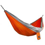 Camco Camping Hammock with Attached Storage Bag - Durable Comfortable Nylon Material, Supports 400 lbs, Perfect for Camping, Hiking, Beaches, Parks, Porches, Patios and Indoors - (