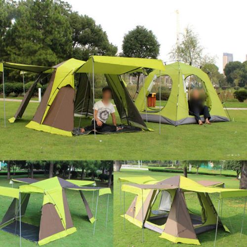  Camel cup Tent 3-4 people dome tent camping easy to install instant pop-up family camping tent waterproof 3 season picnic fishing mountaineering one room two halls camping family travel equi