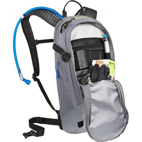  CamelBak M.U.L.E. 12 Mountain Biking Hydration Backpack - Easy Refilling Hydration Backpack - Magnetic Tube Trap 100oz