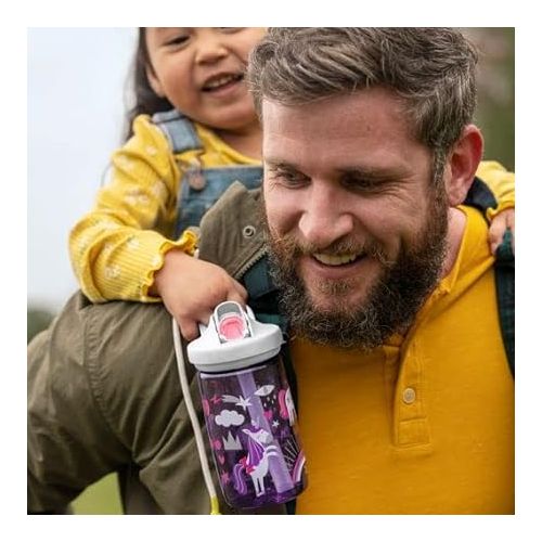  CamelBak eddy+ Kids 4-pack, Bite Valve & Straws, Multi Color