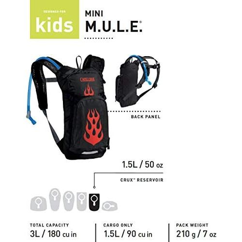  [아마존베스트]CamelBak Mini M.U.L.E. Kids Hydration Backpack, 50 oz