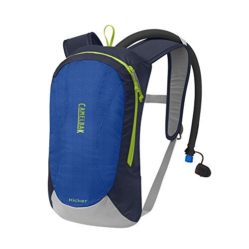  CamelBak Kicker Ski Hydration Pack, Prince Blue/Lime Green, 1.5 L/50 oz