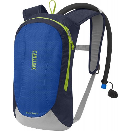  CamelBak Kicker Ski Hydration Pack, Prince Blue/Lime Green, 1.5 L/50 oz