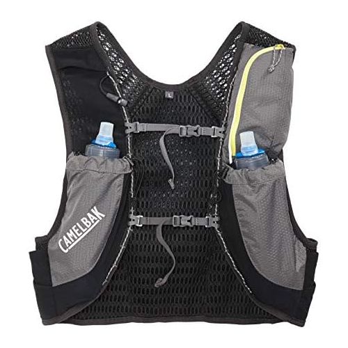  CamelBak Nano Running Hydration Vest - Running Accessories - 3D Micro Mesh - Dual Adjustable Sternum Straps - Secure Phone Pocket - Fuel and Gear Storage - 34 Ounce