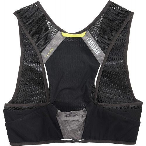  CamelBak Nano Running Hydration Vest - Running Accessories - 3D Micro Mesh - Dual Adjustable Sternum Straps - Secure Phone Pocket - Fuel and Gear Storage - 34 Ounce