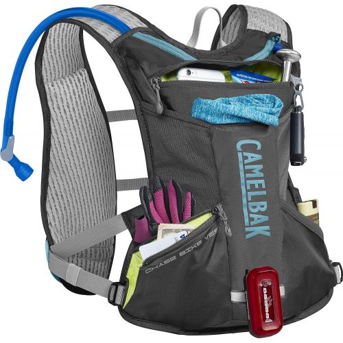  CamelBak Chase Women’s Bike Hydration Vest - Engineered for Women - Faster Water Flow Rate - Front Harness Pockets - 3D Vent Mesh - Dual Adjustable Sternum Straps - 50 Ounce