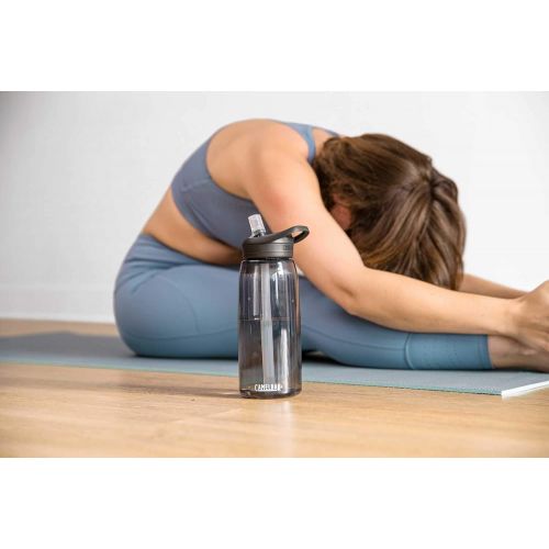  CamelBak eddy+ BPA Free Water Bottle, 25 oz, Charcoal, .75L: Sports & Outdoors