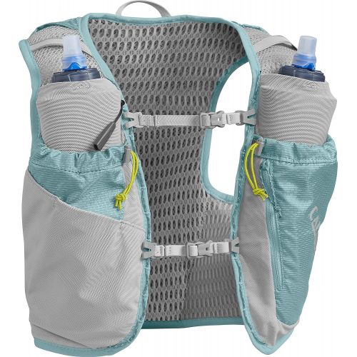  CamelBak Women’s Ultra Pro Running Hydration Vest - 3D Micro Mesh - Two 500-ml Quick Stow Flasks - Dual Adjustable Sternum Straps - Secure Phone Pocket - Running Vest - 34 Ounces