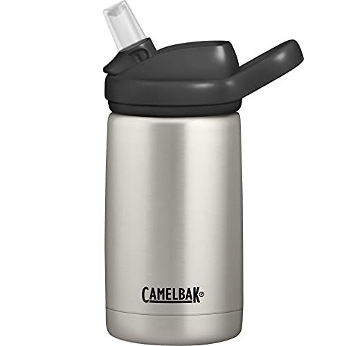  CamelBak Eddy+ Kids Water Bottle, Vacuum Insulated Stainless Steel with Straw Cap, 12 oz