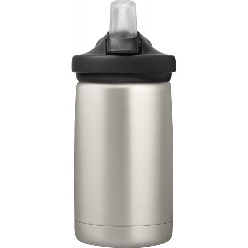  CamelBak Eddy+ Kids Water Bottle, Vacuum Insulated Stainless Steel with Straw Cap, 12 oz