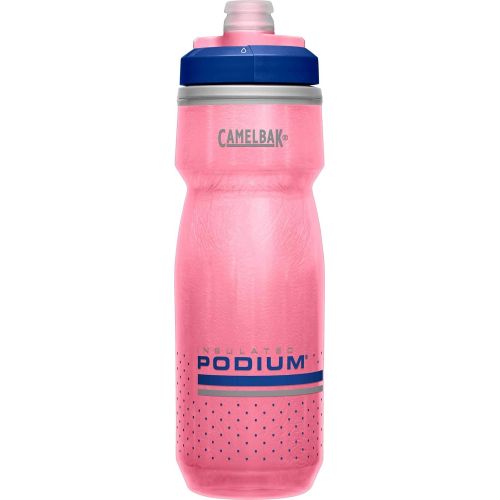  CamelBak Podium Chill Insulated Bike Water Bottle 21 oz, Pink/Ultramarine