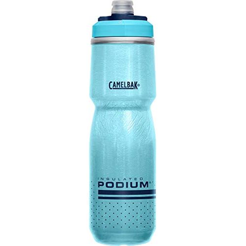  CamelBak Podium Chill Insulated Bike Water Bottle 24 oz, Lake Blue