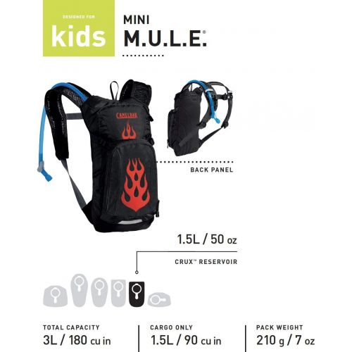  [아마존베스트]CamelBak Mini M.U.L.E. Kids Hydration Backpack, 50 oz