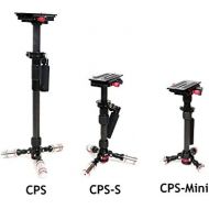 Cameraplus CameraPlus - CPS-S 3 Axis High Quality Carbon Fiber Steadycam Stabilizer Tripod Steadycam Video Rig with Single Handle Arm, Tripod and Weights for Gopro Digital SLR Camcorder Vide