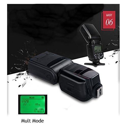  Cameraplus CameraPlus - CN-990 High Speed Sync 18000s i-TTL & e-TTL Master Flash Speedlite for Nikon and Canon Cameras