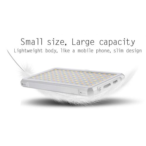  Cameraplus CameraPlus - LituFoto F12 Beatiful Alloy Body Shell Ultra Thin Portable Bi-Color LED Video Light for Smartphone & Camera