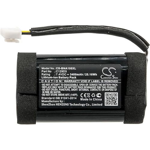  3400mAh Replacement Battery for Bang & Olufsen BeoPlay A1