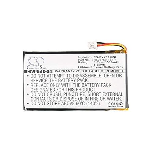  Cameron Sino 1500mAh/5.6Wh Replacement Battery for Bushnell 368350, Yardage Pro XGC, Yardage Pro XGC Plus, H603759-1S1P