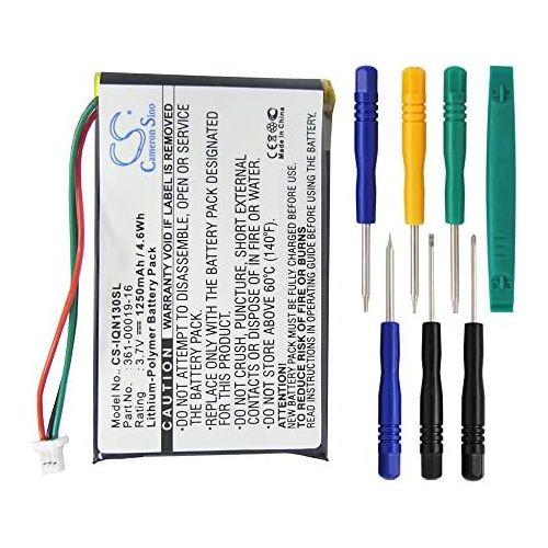  [아마존베스트]Cameron Sino 1250mAh Battery for Garmin Nuvi 1300, Nuvi 1340T Pro, Nuvi 1350, Nuvi 1350T, Nuvi 1370, Nuvi 1370T, Nuvi 1375T, Nuvi 1390, Nuvi 1390T, Nuvi 1490 with 7/pcs Toolskits