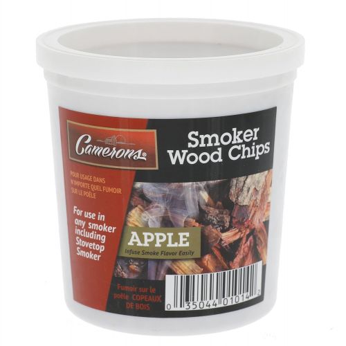  Camerons Smoking Chips- Kiln Dried, 100 Percent Natural Extra Fine Wood Smoker Sawdust Shavings (Apple, 1 Pint)