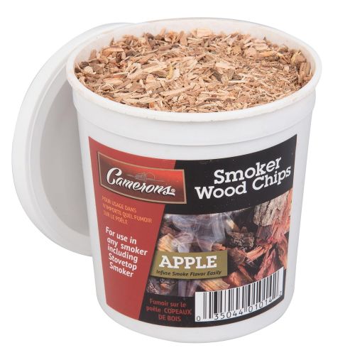  Camerons Smoking Chips- Kiln Dried, 100 Percent Natural Extra Fine Wood Smoker Sawdust Shavings (Apple, 1 Pint)